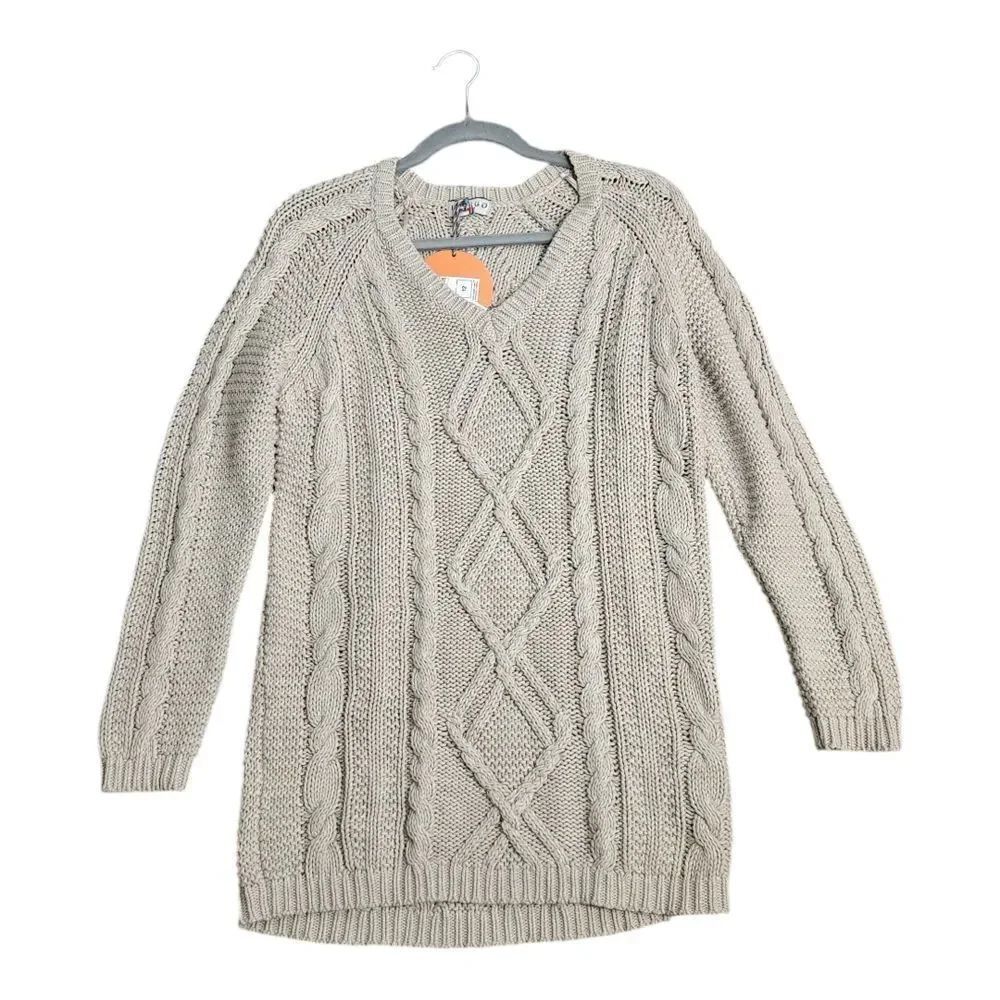 Marks & Spencer V-Neck Sweater - Light Gray